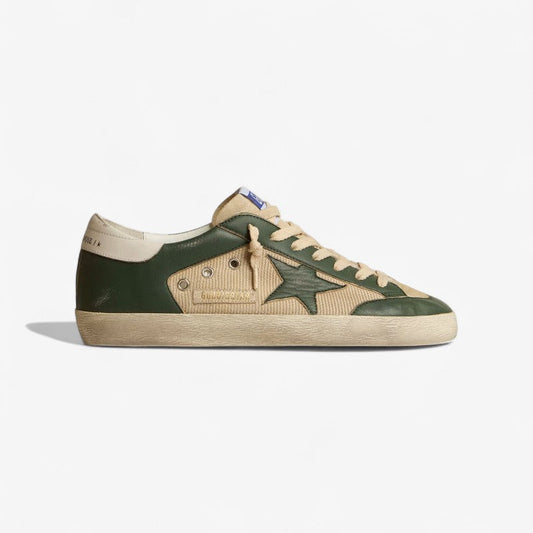 Golden Goose Super-star Corduroy Sneaker - White Unisex Streetwear Limited Edition