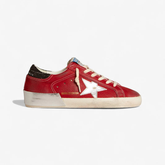 Golden Goose Super-star Ltd Edition c & Silver - Red Unisex Streetwear Limited Edition
