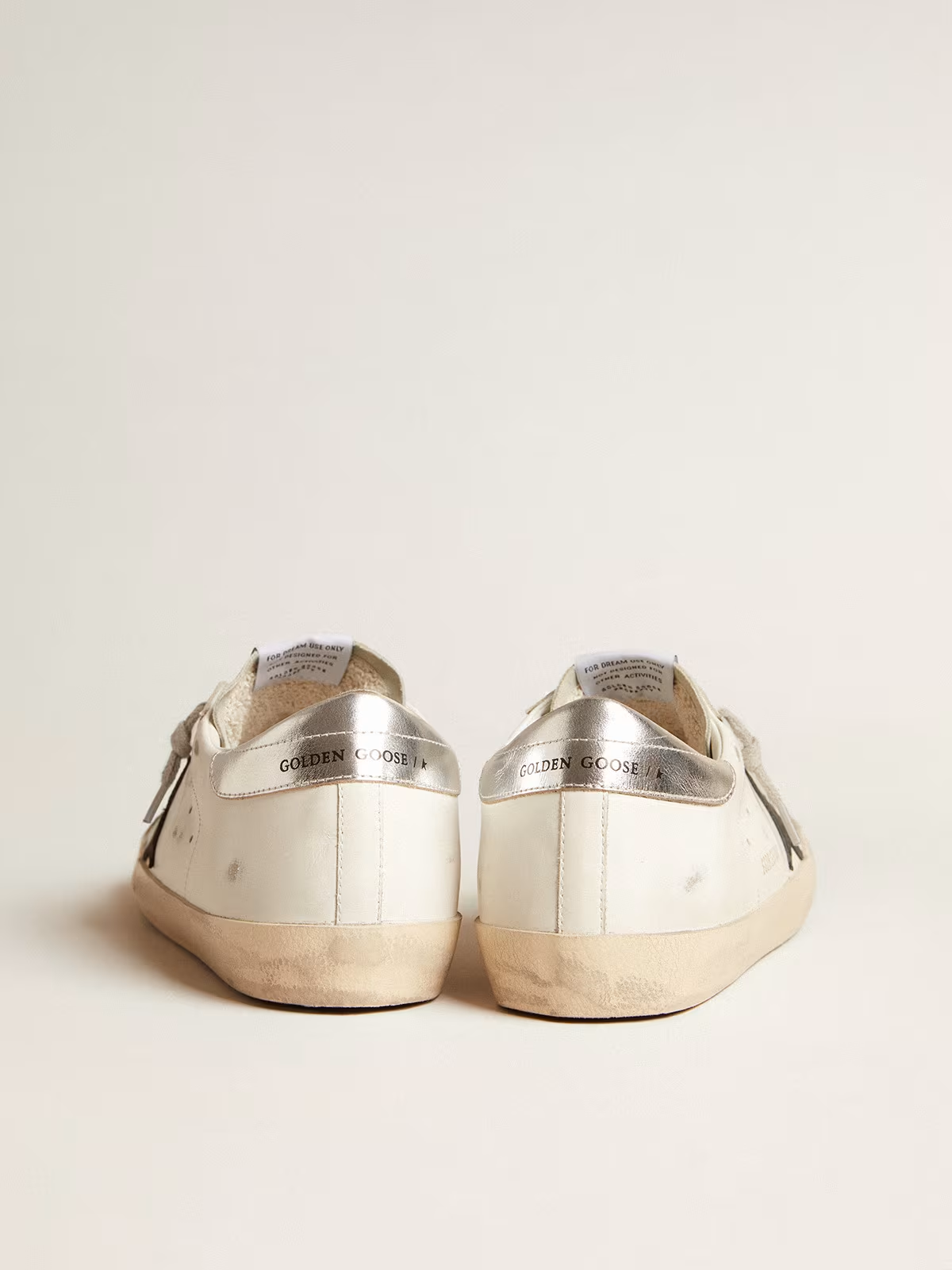 Golden Goose Super-star White & Sneaker - Black Unisex Streetwear Limited Edition