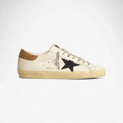 Golden Goose Super-star & Tobacco Sneaker - White Unisex Streetwear Limited Edition