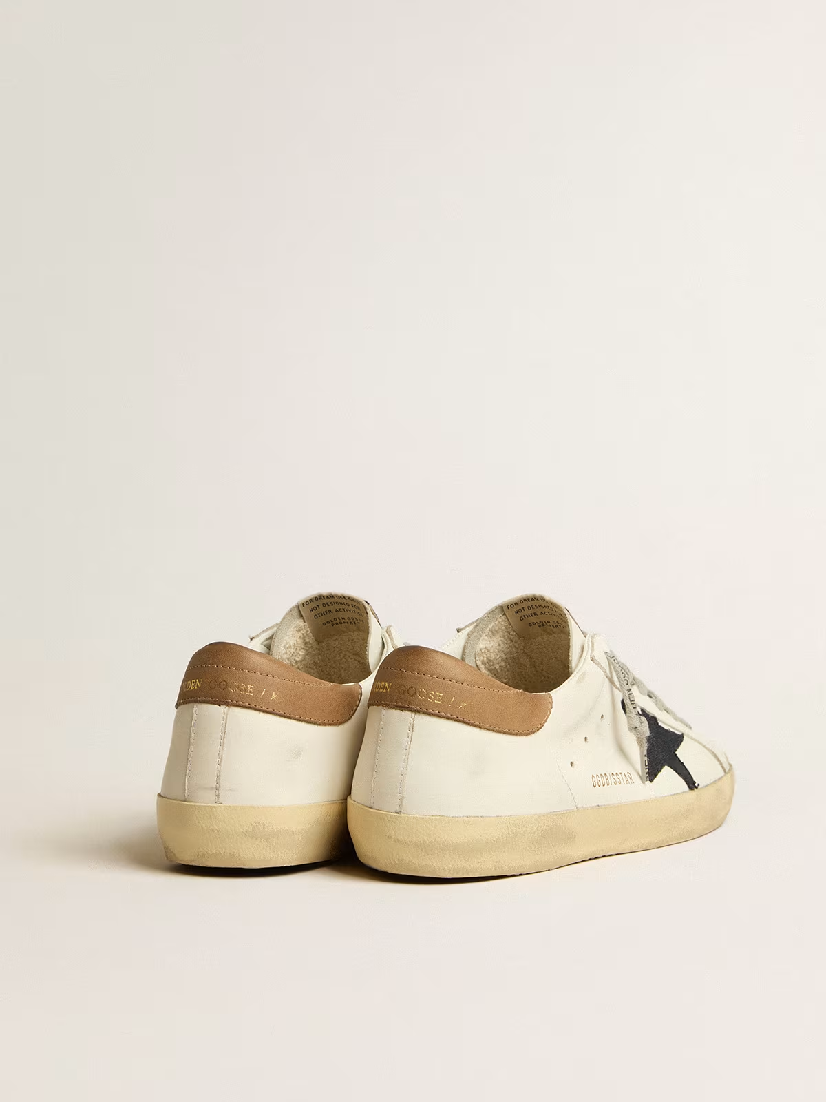 Golden Goose Super-star & Tobacco Sneaker - White Unisex Streetwear Limited Edition