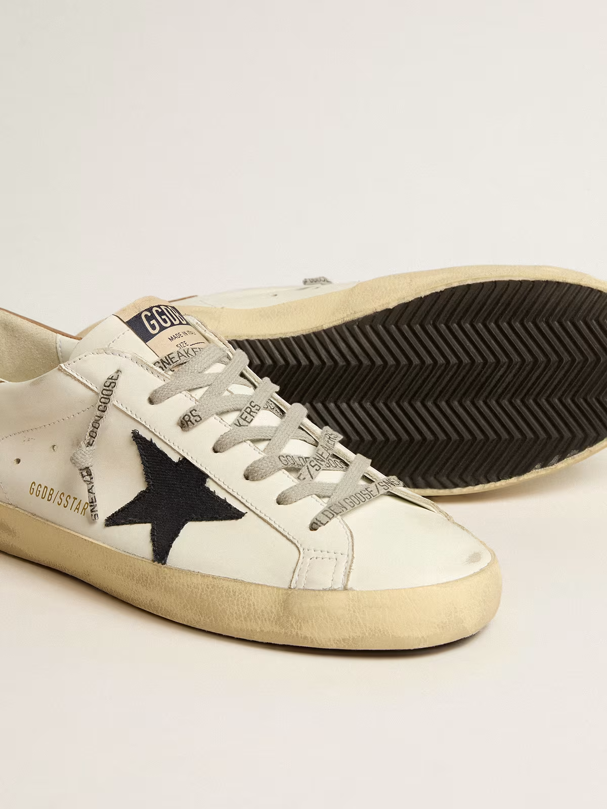 Golden Goose Super-star & Tobacco Sneaker - White Unisex Streetwear Limited Edition