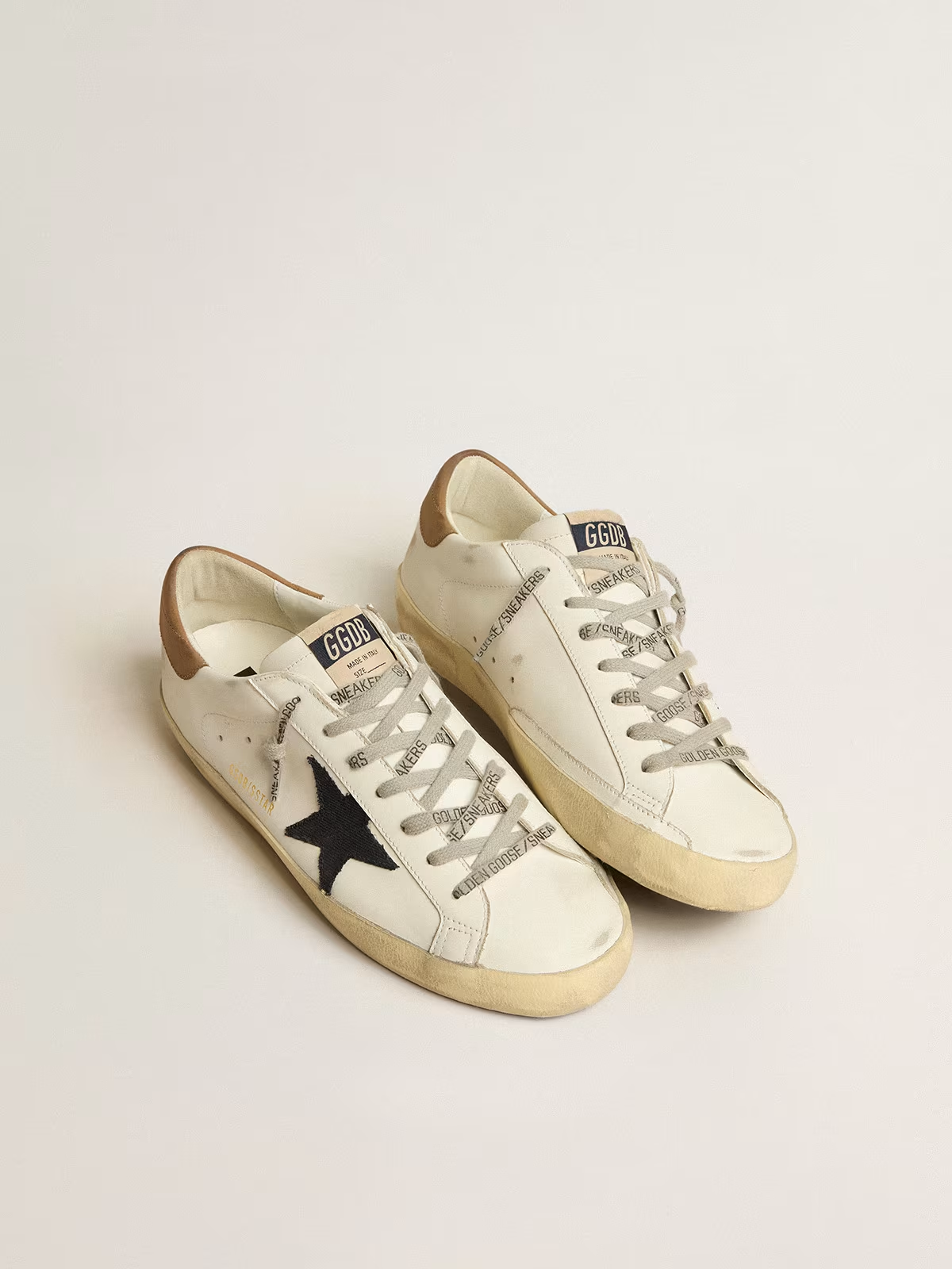 Golden Goose Super-star & Tobacco Sneaker - White Unisex Streetwear Limited Edition