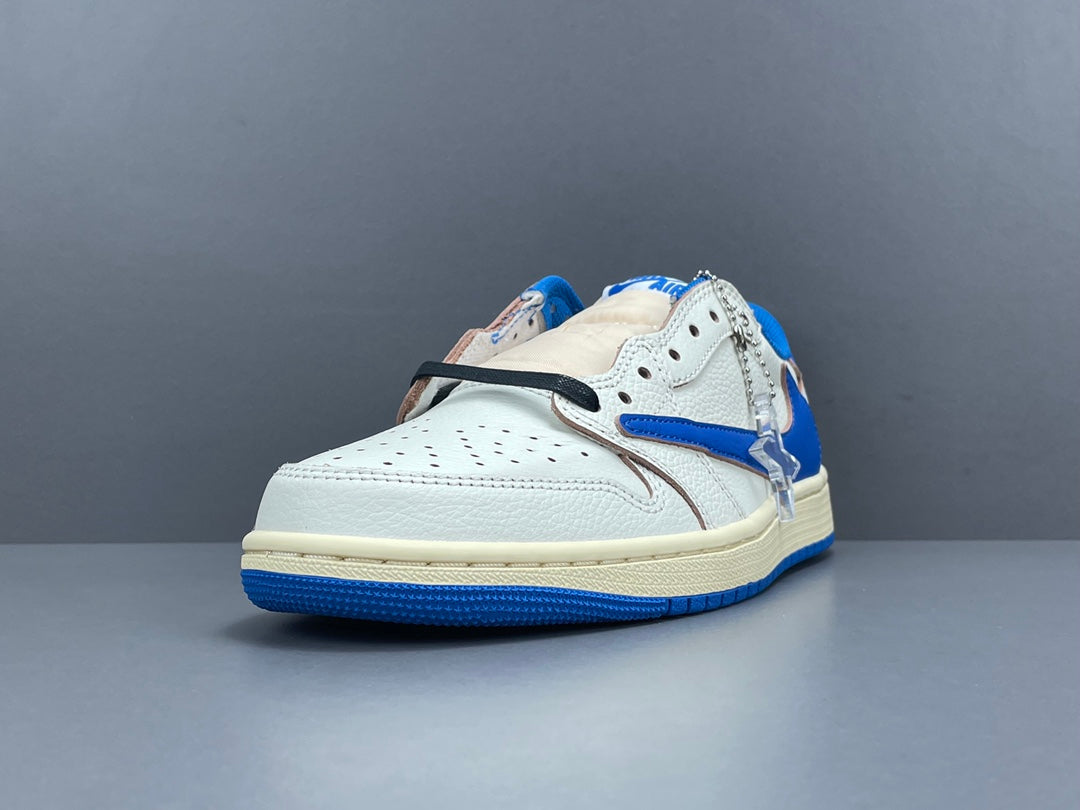 JORDAN 1 LOW OG x TRAVIS SCOTT FRAGMENT - logo - replica sneakers