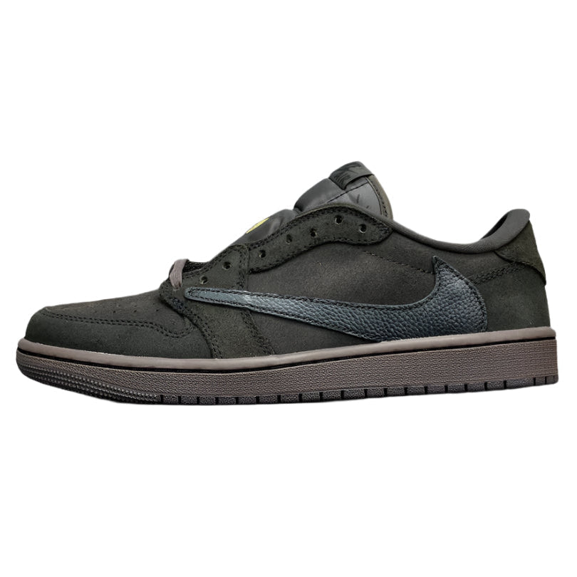 JORDAN 1 Retro Low Og Sp - Travis Scott Velvet - Brown Unisex Streetwear Limited Edition - The JORDAN 1 RETRO LOW OG SP x TRAVIS SCOTT VELVET BROWN - REPLICA combines