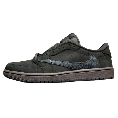 JORDAN 1 Retro Low Og Sp - Travis Scott Velvet - Brown Unisex Streetwear Limited Edition - The JORDAN 1 RETRO LOW OG SP x TRAVIS SCOTT VELVET BROWN - REPLICA combines