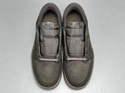 JORDAN 1 Retro Low Og Sp - Travis Scott Velvet - Brown Unisex Streetwear Limited Edition - The JORDAN 1 RETRO LOW OG SP x TRAVIS SCOTT VELVET BROWN - REPLICA combines