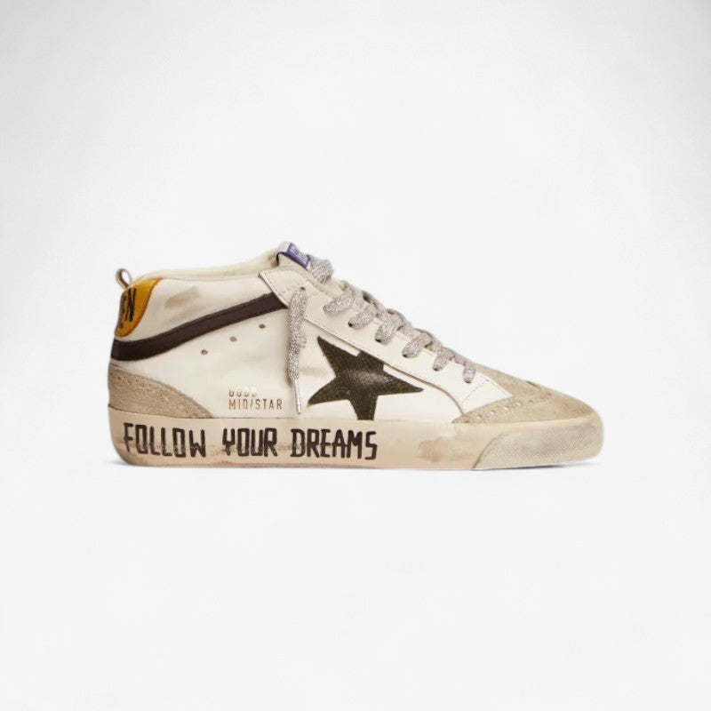 Mid Star Ltd Sneakers With Leather And Suede Upper And Snake-print Leather Star - Black Unisex Streetwear Limited Edition