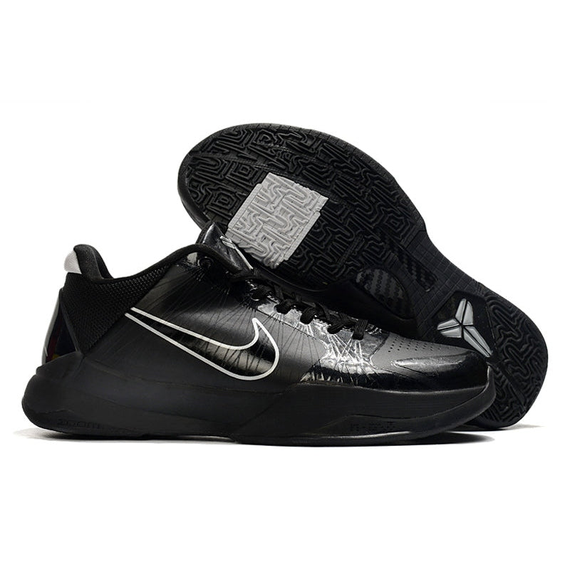 NIKE Kobe 5 Protro - Blackout Unisex Streetwear Limited Edition - The Nike Kobe 5 Protro x Blackout embodies Kobe Bryant's relentless work ethic and Mamba