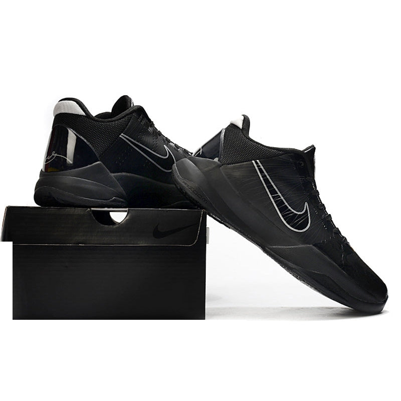 NIKE Kobe 5 Protro - Blackout Unisex Streetwear Limited Edition - The Nike Kobe 5 Protro x Blackout embodies Kobe Bryant's relentless work ethic and Mamba