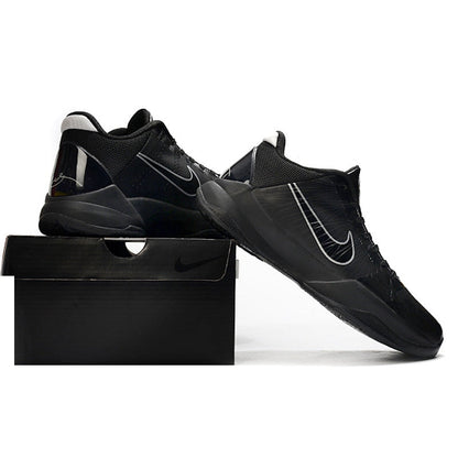NIKE Kobe 5 Protro - Blackout Unisex Streetwear Limited Edition - The Nike Kobe 5 Protro x Blackout embodies Kobe Bryant's relentless work ethic and Mamba