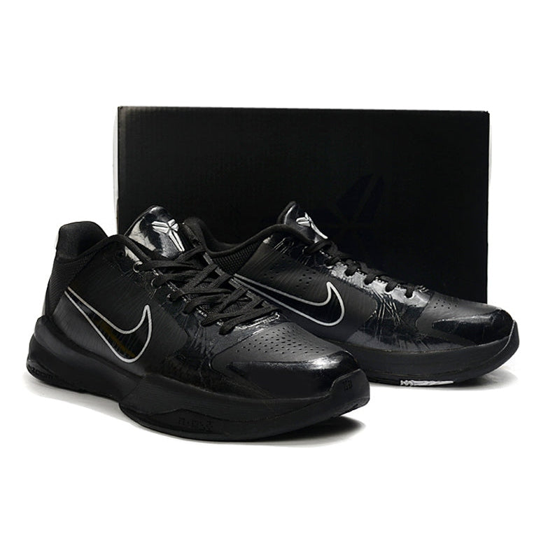 NIKE Kobe 5 Protro - Blackout Unisex Streetwear Limited Edition - The Nike Kobe 5 Protro x Blackout embodies Kobe Bryant's relentless work ethic and Mamba