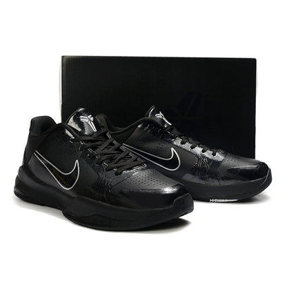 NIKE Kobe 5 Protro - Blackout Unisex Streetwear Limited Edition - The Nike Kobe 5 Protro x Blackout embodies Kobe Bryant's relentless work ethic and Mamba