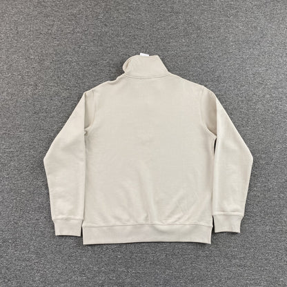 POLO Ralph Lauren Quarter Zip Sweatshirt - White Unisex Streetwear Limited Edition - The POLO RALPH LAUREN QUARTER ZIP SWEATSHIRT WHITE - REPLICA embodies classic sophistication and everyday