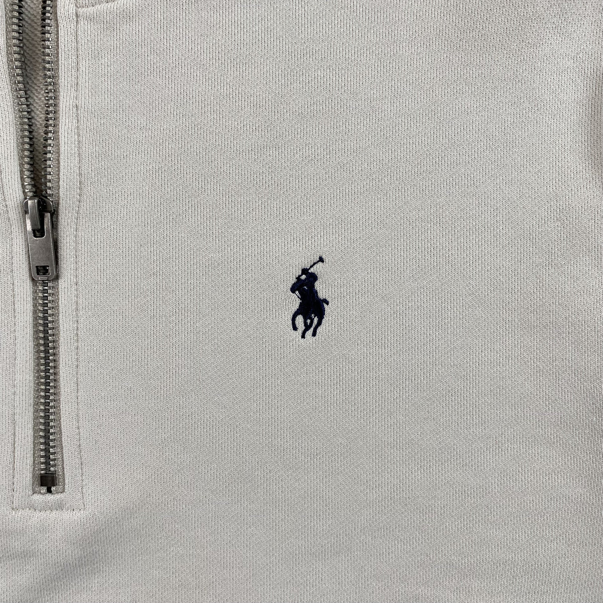 POLO Ralph Lauren Quarter Zip Sweatshirt - White Unisex Streetwear Limited Edition - The POLO RALPH LAUREN QUARTER ZIP SWEATSHIRT WHITE - REPLICA embodies classic sophistication and everyday
