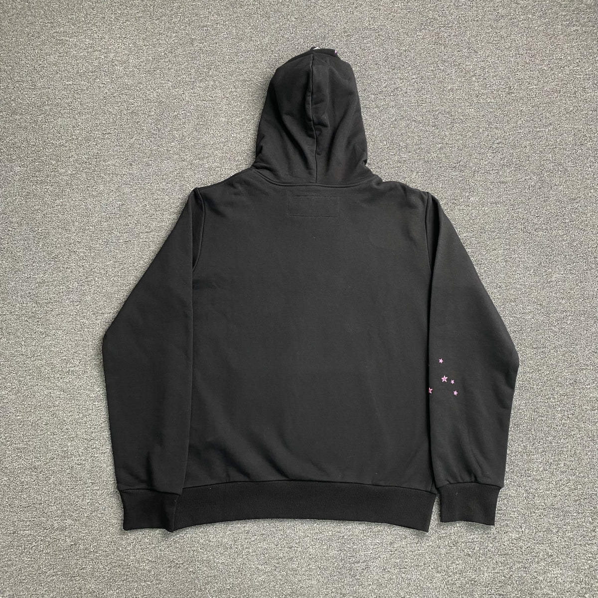 SP5DER Angel Number Hoodie - Black Unisex Streetwear Limited Edition - The SP5DER ANGEL NUMBER HOODIE BLACK - REPLICA merges bold streetwear aesthetics with a mystical