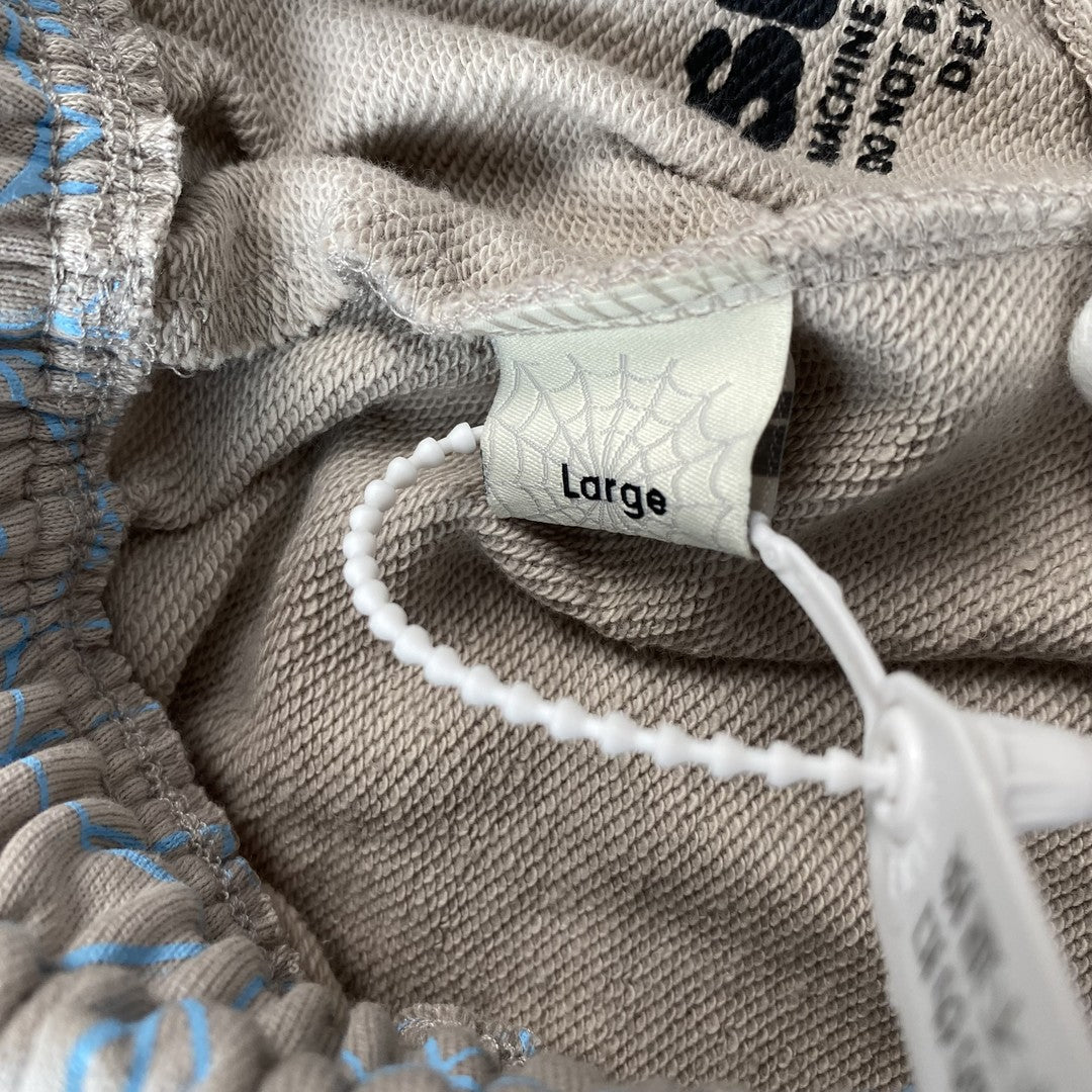 SP5DER AOP WEB SWEATPANTS HEATHER GREY - detail - replica sneakers