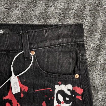 SP5DER PAINTED MOTO DENIM BLACK - outsole - replica sneakers