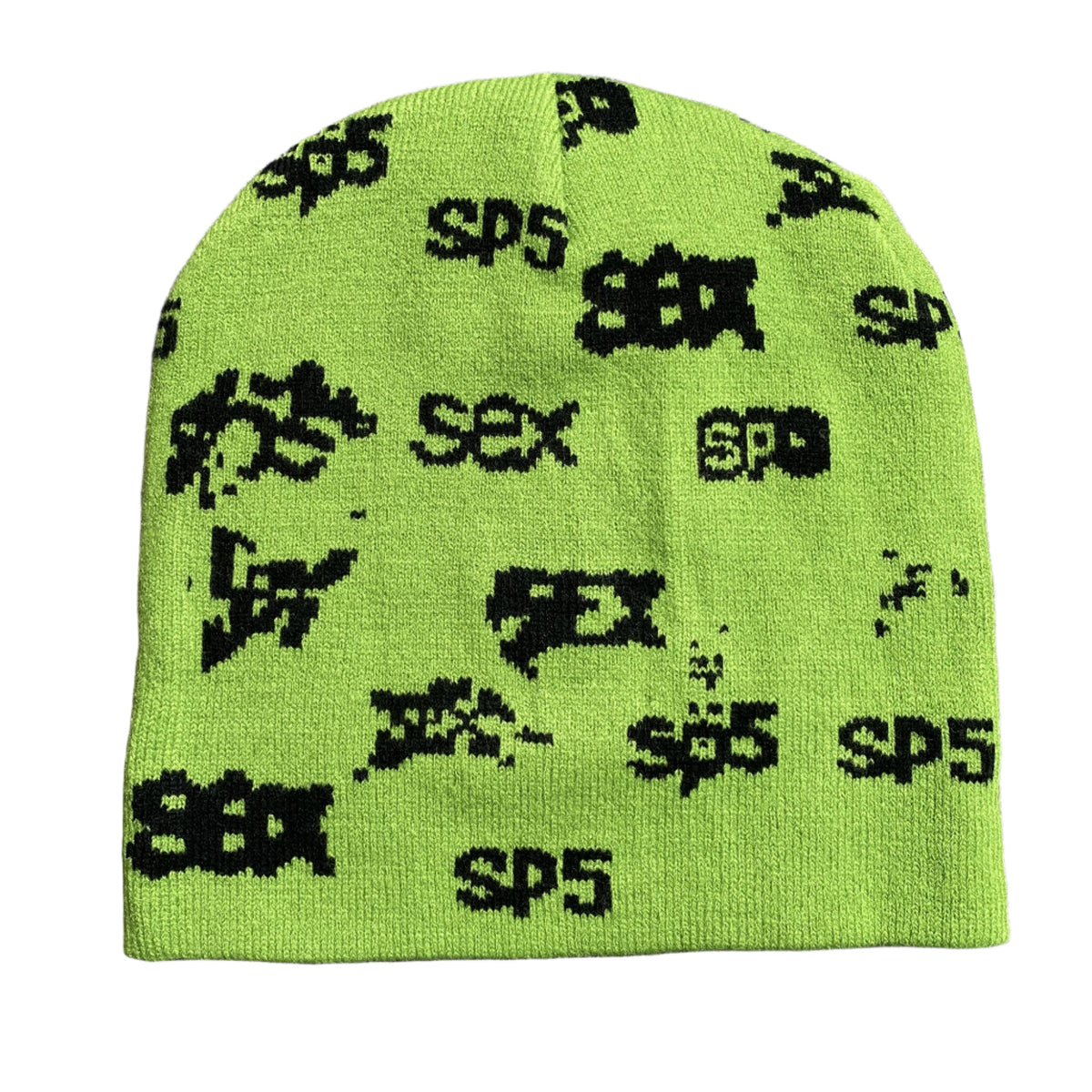 SP5DER Se - Skully Slime - Green Unisex Streetwear Limited Edition - The SP5DER SEX SKULLY SLIME GREEN - REPLICA is the ultimate streetwear statement, combining bold
