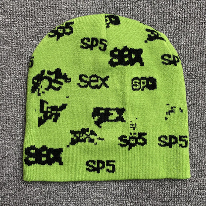 SP5DER SEX SKULLY SLIME GREEN - front view - replica sneakers