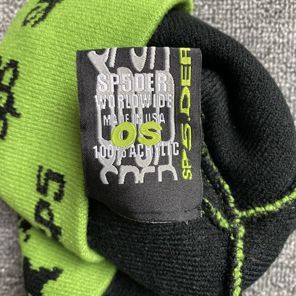 SP5DER SEX SKULLY SLIME GREEN - side view - replica sneakers