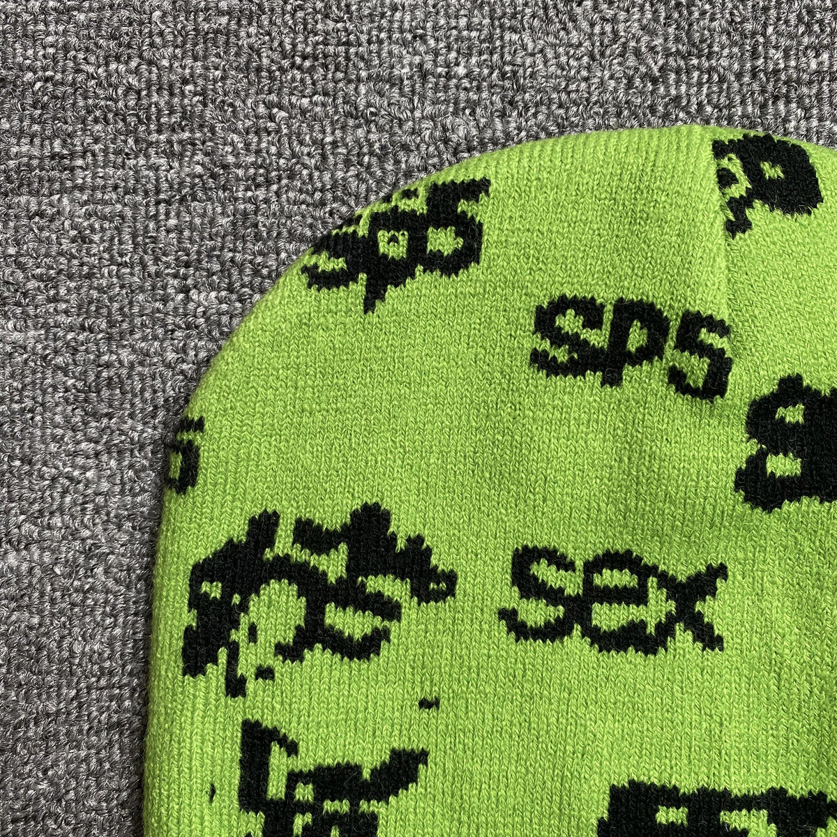 SP5DER SEX SKULLY SLIME GREEN - detail - replica sneakers