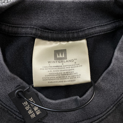 TUPAC VINTAGE GRAPHIC TEE DARK GREY - close up - replica sneakers