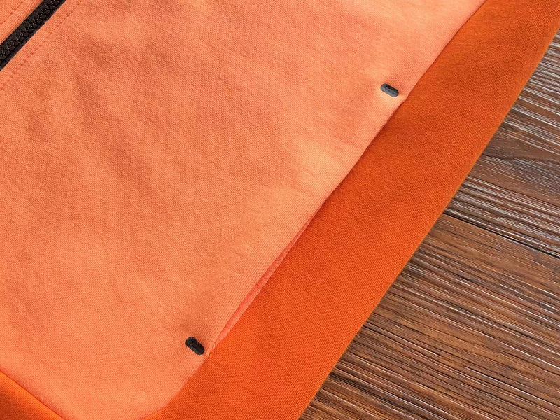 NIKE TECH FLEECE HOODIE x CAMPFIRE ORANGE - logo - replica sneakers