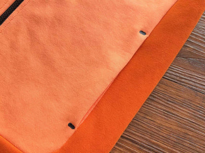 NIKE TECH FLEECE HOODIE x CAMPFIRE ORANGE - logo - replica sneakers