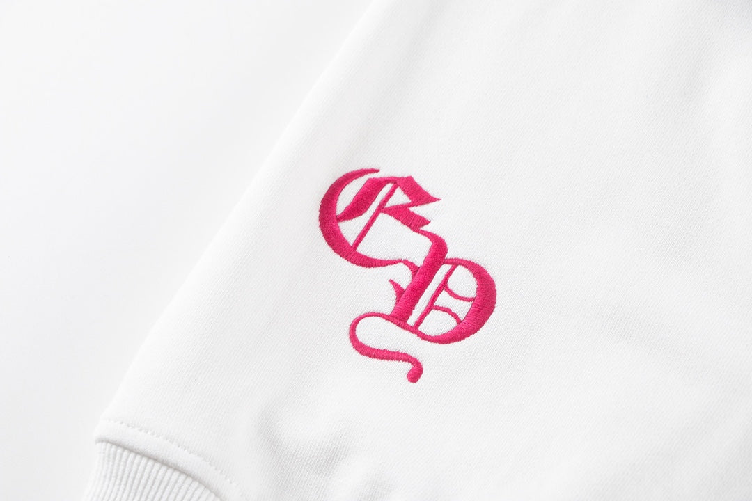 CHROME HEARTS PINK HORSE SHOE LOGO SWEATSHIRT BLACK - insole - replica sneakers