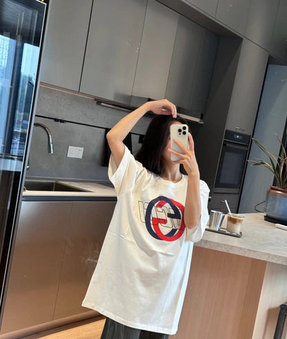 Gucci Interlocking GG T-Shirt - White - logo - replica sneakers