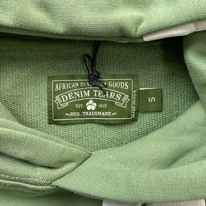DENIM TEARS COTTON WREATH HOODIE LIGHT GREEN - outsole - replica sneakers