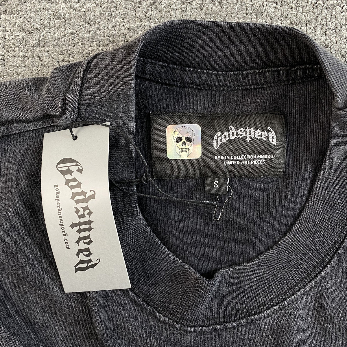 GODSPEED HILLS HAVE EYES T-SHIRT WASHED BLACK - outsole - replica sneakers