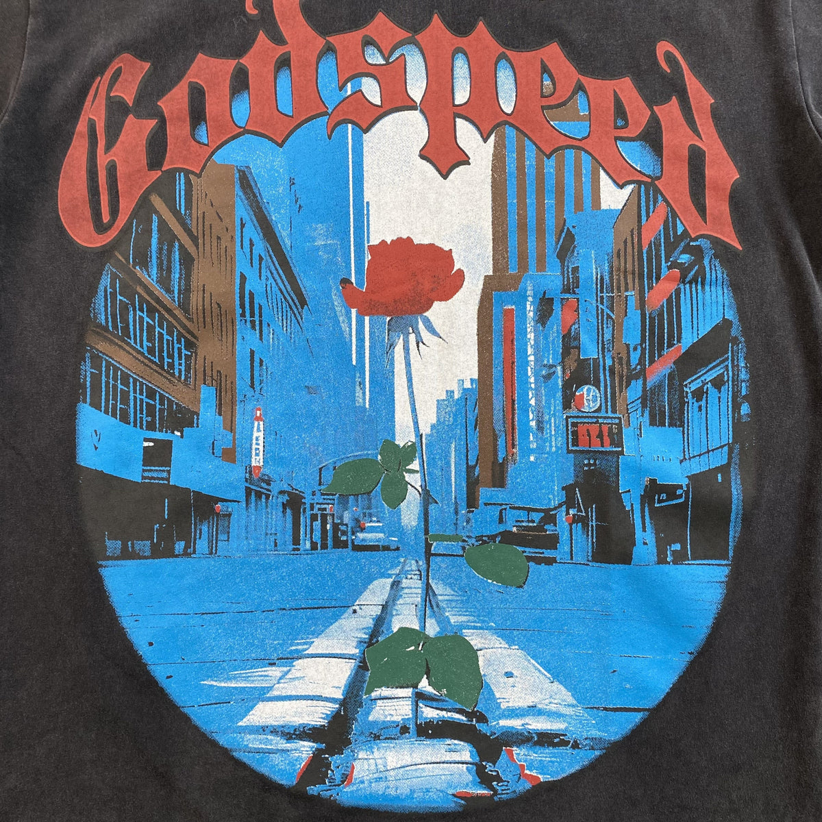 GODSPEED E Pluribus Unum T-shirt Washed - Black Unisex Streetwear Limited Edition