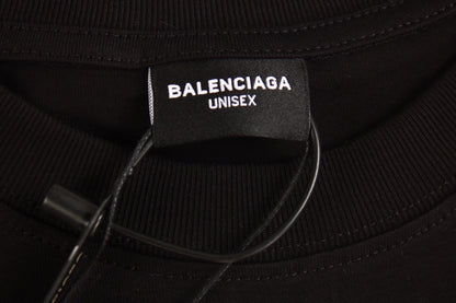 BALENCIAGA SPRAY LOGO T-SHIRT BLACK - insole - replica sneakers