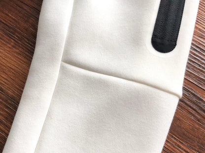 NIKE TECH FLEECE HOODIE x WHITE - logo - replica sneakers