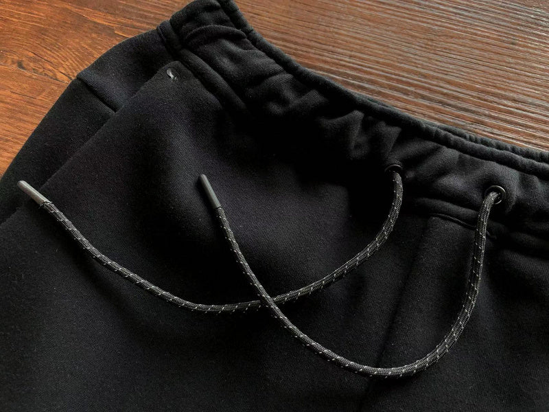 NIKE TECH FLEECE PANTS x BLACK - back view - replica sneakers
