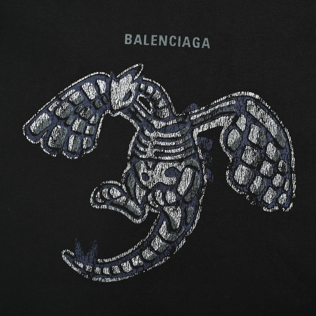 Balenciaga T-Shirt - Lobster Graphic - logo - replica sneakers