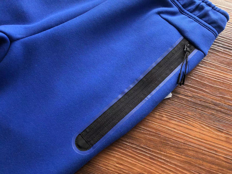 NIKE TECH FLEECE PANTS x BLUE - logo - replica sneakers