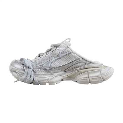 BALENCIAGA 3 - L Mule - Eggshell - White Unisex Streetwear Limited Edition - Introducing the BALENCIAGA 3XL Mule x White Eggshell, a refined blend of elegance and comfort.