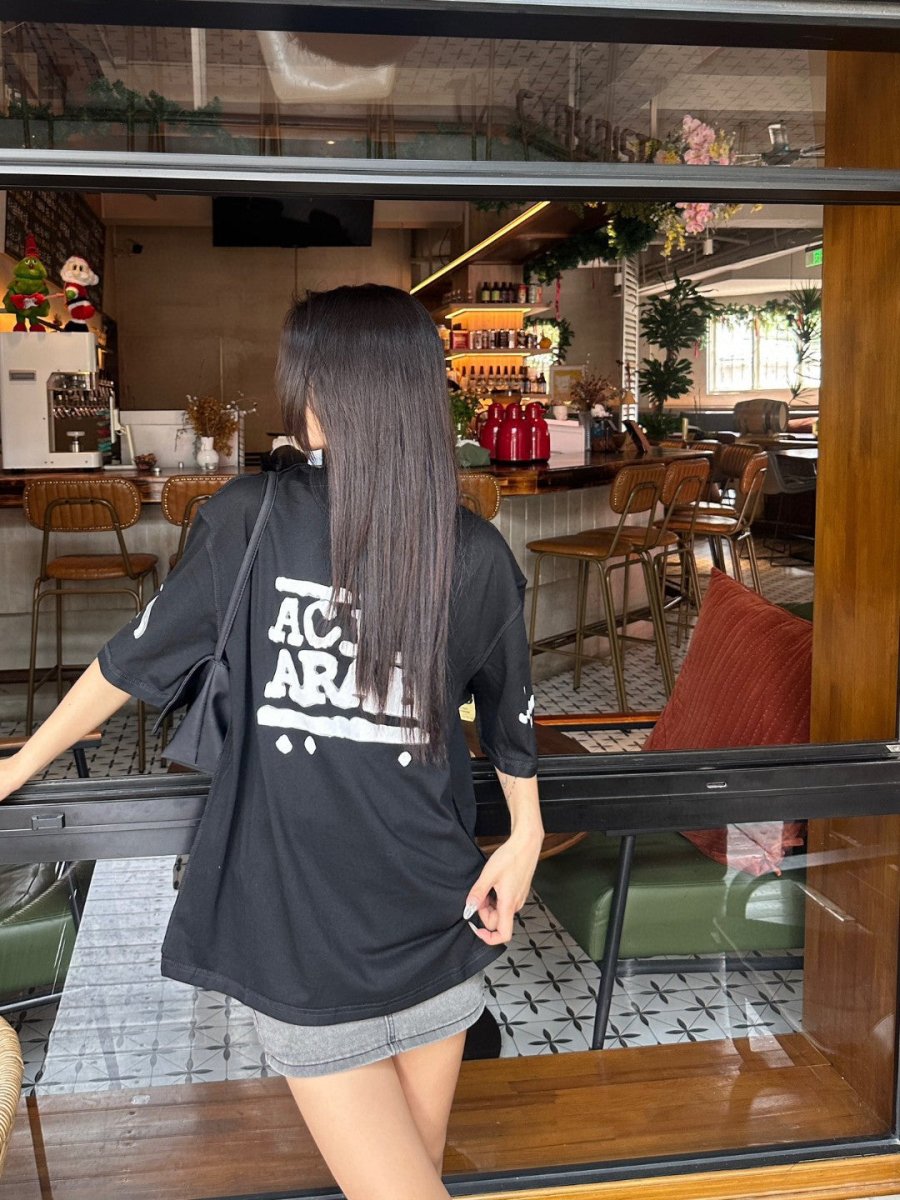 Balenciaga Acid Arab Black T-Shirt - logo - replica sneakers