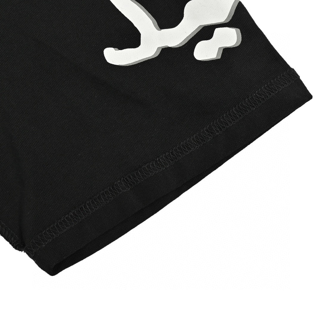 Balenciaga Acid Arab T-Shirt (Black) - close up - replica sneakers