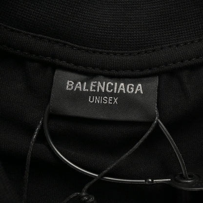 Balenciaga All-Over Logo Print T-Shirt (Black) - outsole - replica sneakers