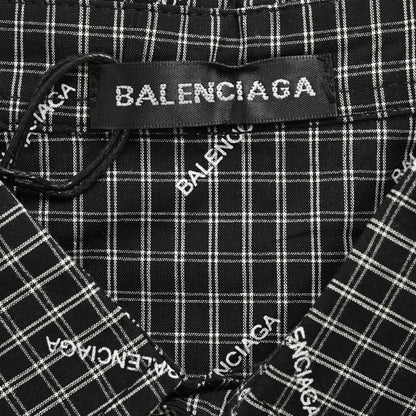 Balenciaga Allover Logo Check Shirt - outsole - replica sneakers