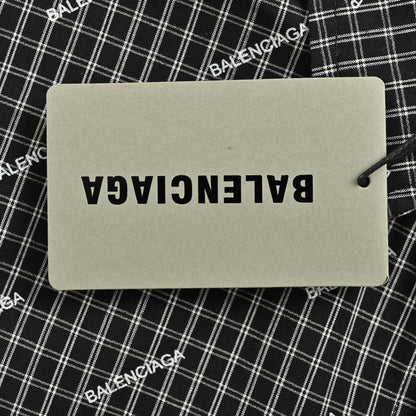 Balenciaga Allover Logo Check Shirt - insole - replica sneakers