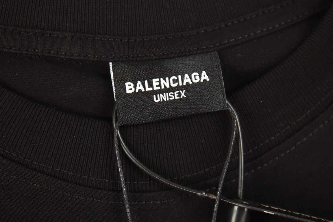 Balenciaga Allover Logo Print T-Shirt - outsole - replica sneakers