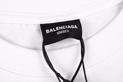 Balenciaga Allover Logo Print T-Shirt - White - outsole - replica sneakers