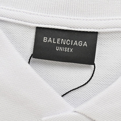 Balenciaga BB Logo White Polo Shirt - outsole - replica sneakers