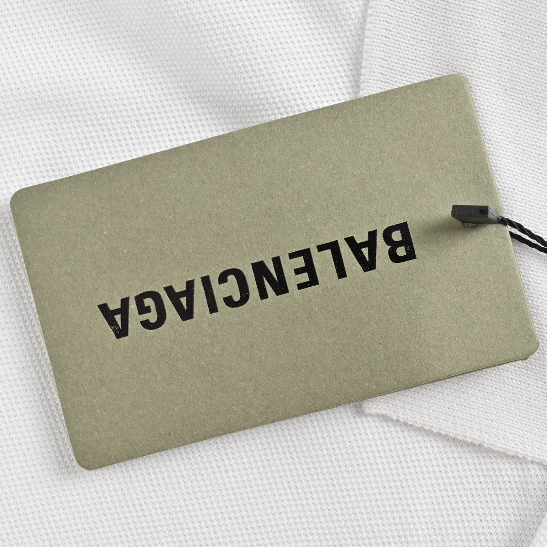 Balenciaga BB Logo White Polo Shirt - insole - replica sneakers