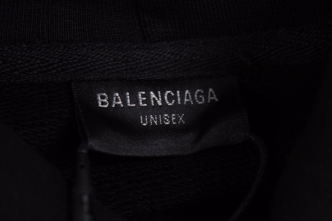 Balenciaga Black Be Yourself Hoodie - outsole - replica sneakers